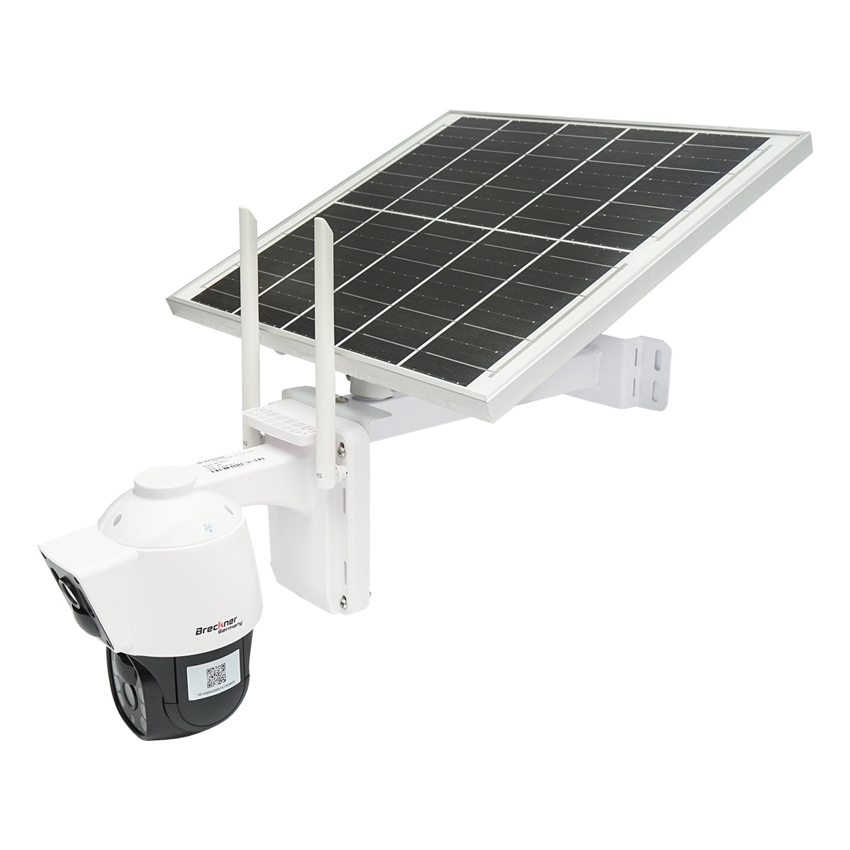 4G surveillance camera, 24/7 rotating, 2 lenses, completely autonomous, solar panel charging, PTZ, 1080P, PIR, IP66